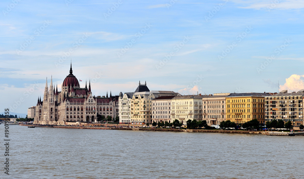 Panorama of Budapest city center Panorama of Budapest city center