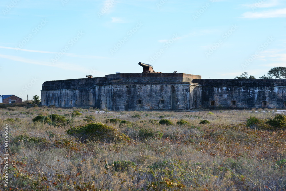 An American civil war fortress in Pensacola.

