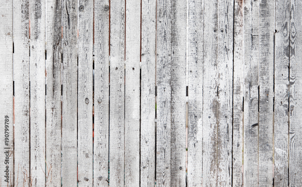 Fototapeta premium Gray Wood Fence
