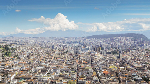 Panorama of Quito, Ecuador