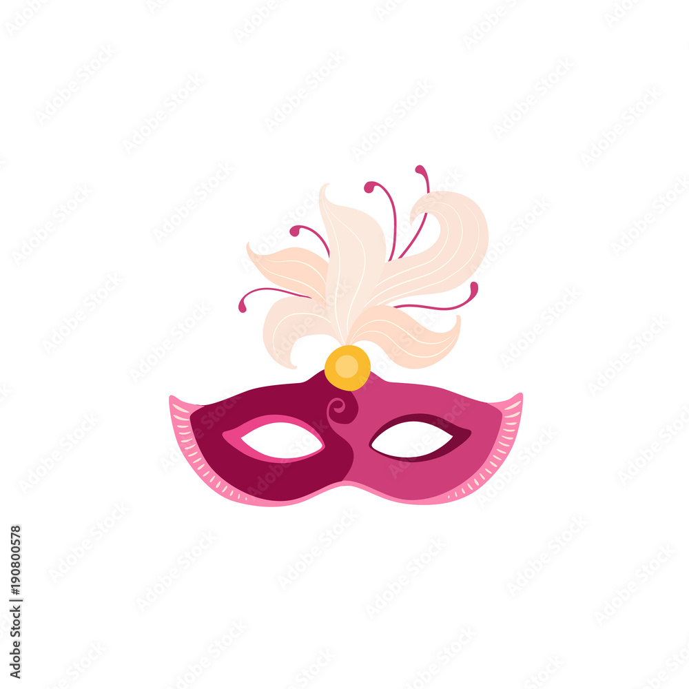 Hand drawn carnival vector mask isolated on white background. Masqeurade mask for decorating festive invitations, banners, greeting cards. Carnaval accessory illustration. Hand drawn carnival vector mask isolated on white background. Masqeurade mask for decorating festive invitations, banners, greeting cards. Carnaval accessory illustration.