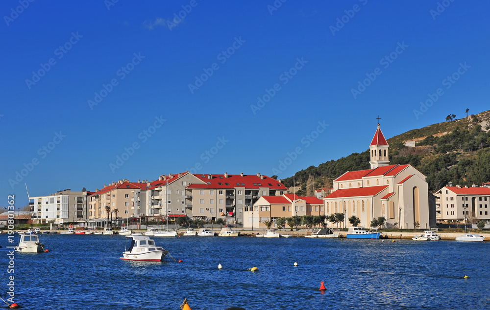 Omis old town, Adriatic coastline