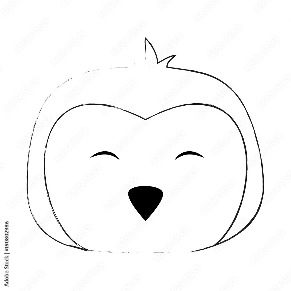 Cute penguin cartoon icon vector illustration graphic design