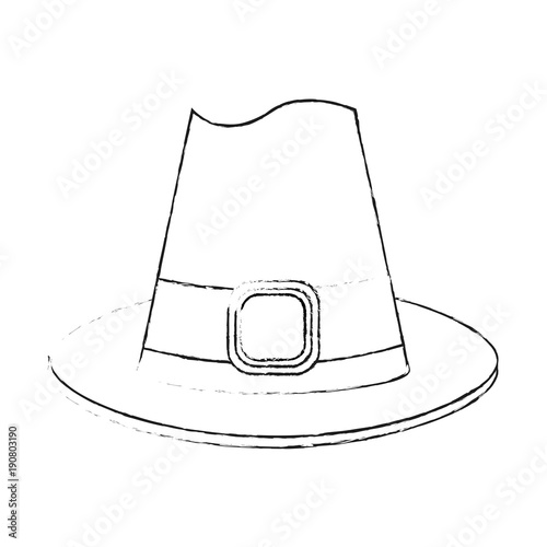 Vintage male hat icon vector illustration graphic design