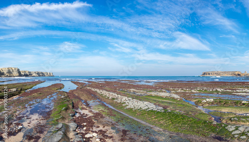 The coast of Atlantic ocean