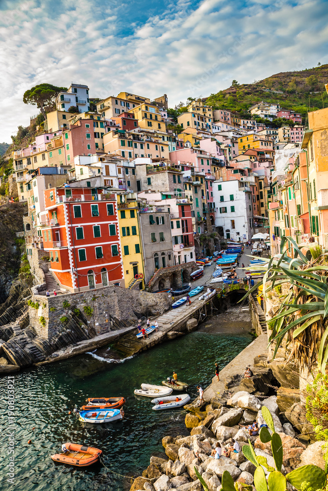 Riomaggiore, Cinque Terre,La Spezia,Liguria, Italy