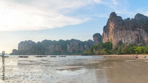 Photography Amazing Railay beach at sunset, Krabi, Thailand