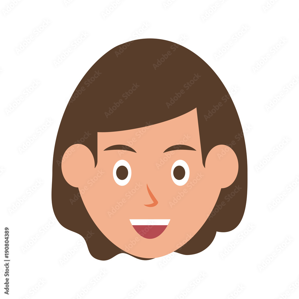 Man face cartoon icon vector illustration graphic design