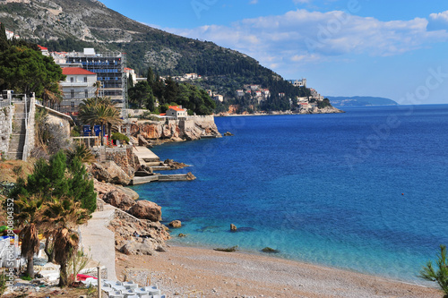 Scenic bay in adriatic coastline