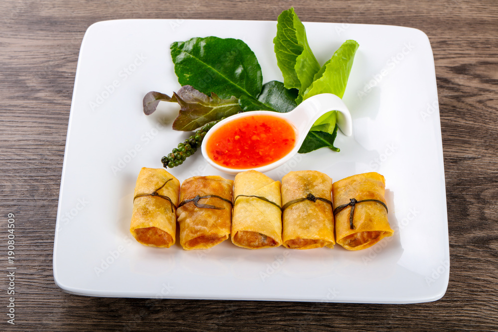 Asian spring roll Asian spring roll