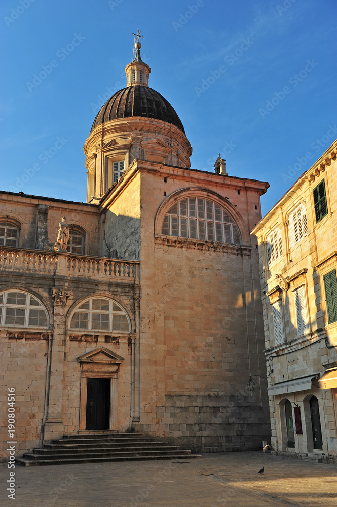 Cathedral of Dubrovnik town