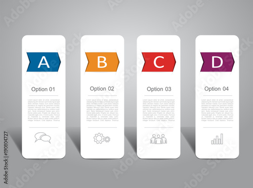 Infographic template. Vector illustration. Can be used for workflow layout, diagram, business step options, banner.