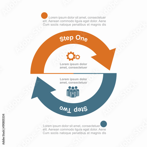 Infographic template. Vector illustration. Can be used for workflow layout, diagram, business step options, banner.