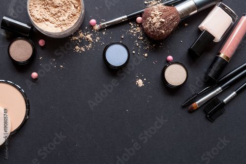 Decorative cosmetics background