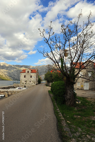 Road in the bay of Kotor