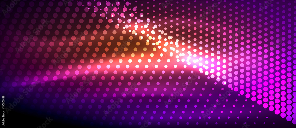 Neon light effects, particles Neon light effects, particles