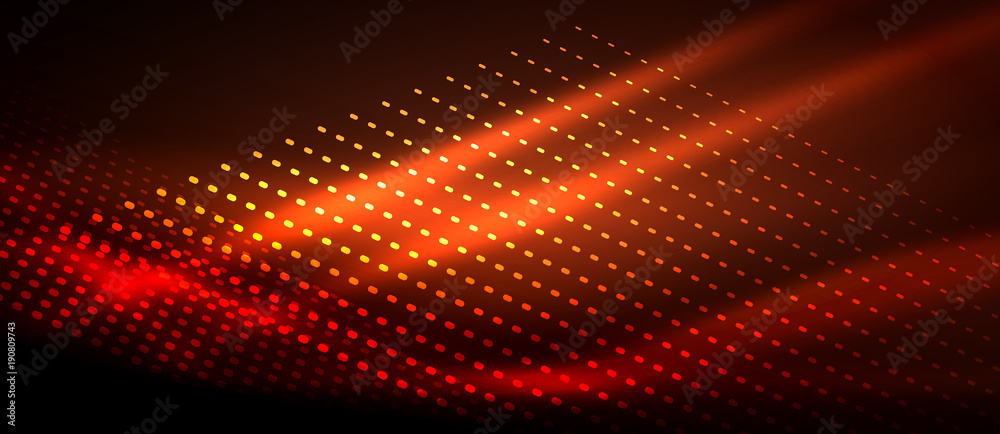 Neon smooth wave digital abstract background Neon smooth wave digital abstract background