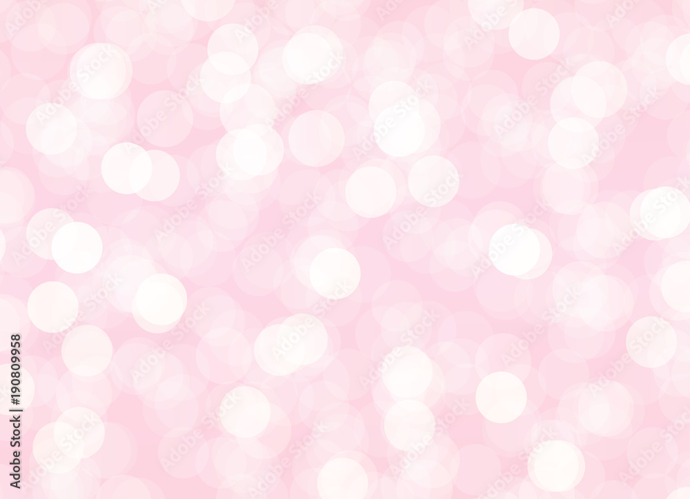 Abstract pink bokeh background. Vector holiday illustration for wedding or Mothers Day decoration Abstract pink bokeh background. Vector holiday illustration for wedding or Mothers Day decoration