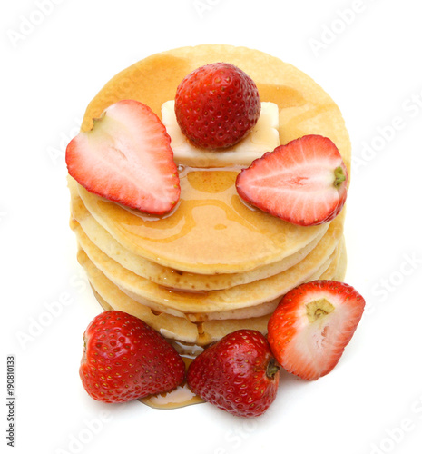 Tablou pe pânză pancakes with syrup