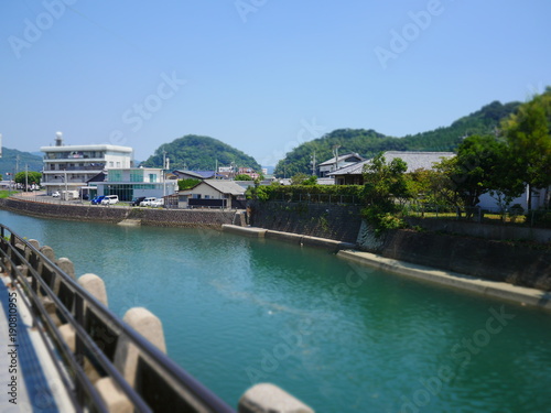 Shot of beautiful landscape & building along the streets of Japan © NKM