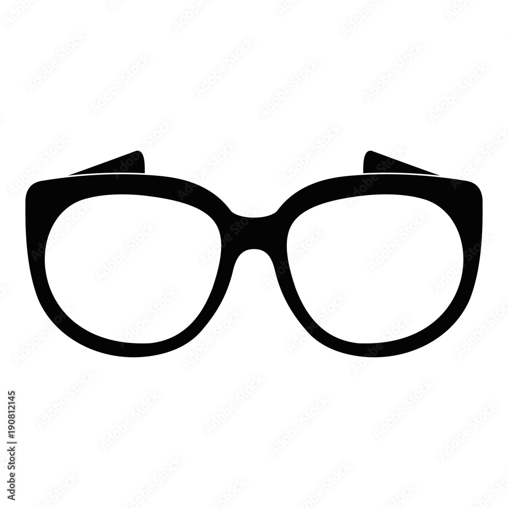 Eyeglasses for sight icon. Simple illustration of eyeglasses for sight vector icon for web Eyeglasses for sight icon. Simple illustration of eyeglasses for sight vector icon for web