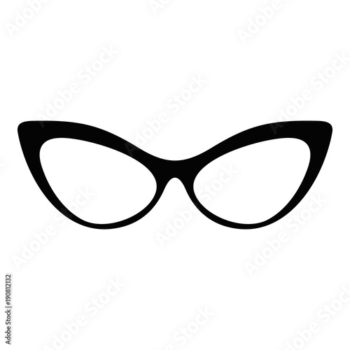 Spectacles without diopters icon. Simple illustration of spectacles without diopters vector icon for web