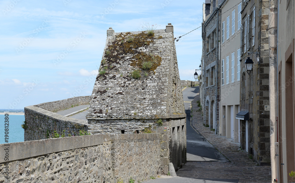 Stadtmauer von Granville, Normandie