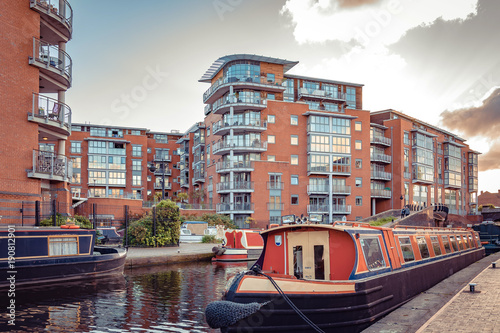 Apartments along the canal