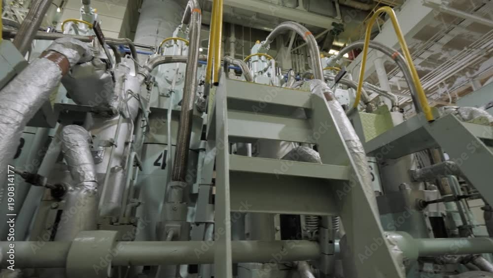 Engine of large ship Engine of large ship