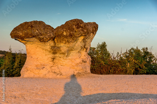 Rock formation Stone Mushrooms near Beli plast village  Kardzhali Region  Bulgaria