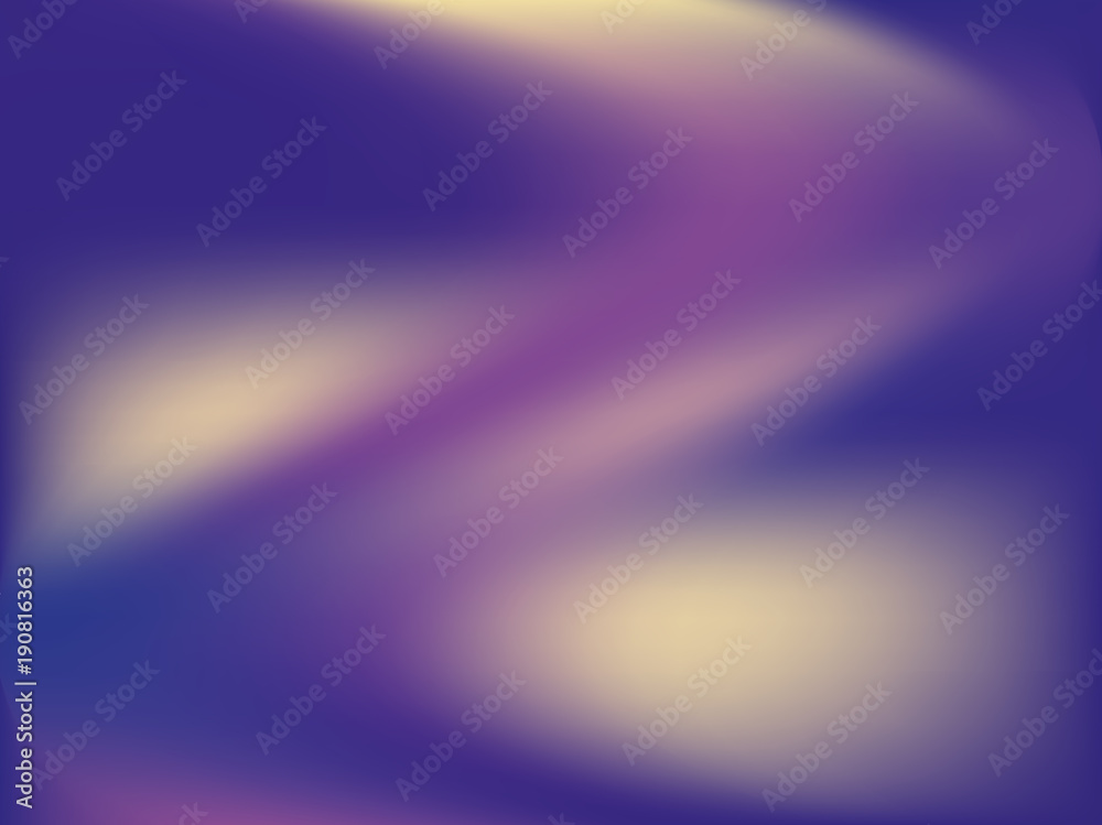 Naklejka premium Abstract bright blurred background. Smooth gradient texture color. Vector illustration.