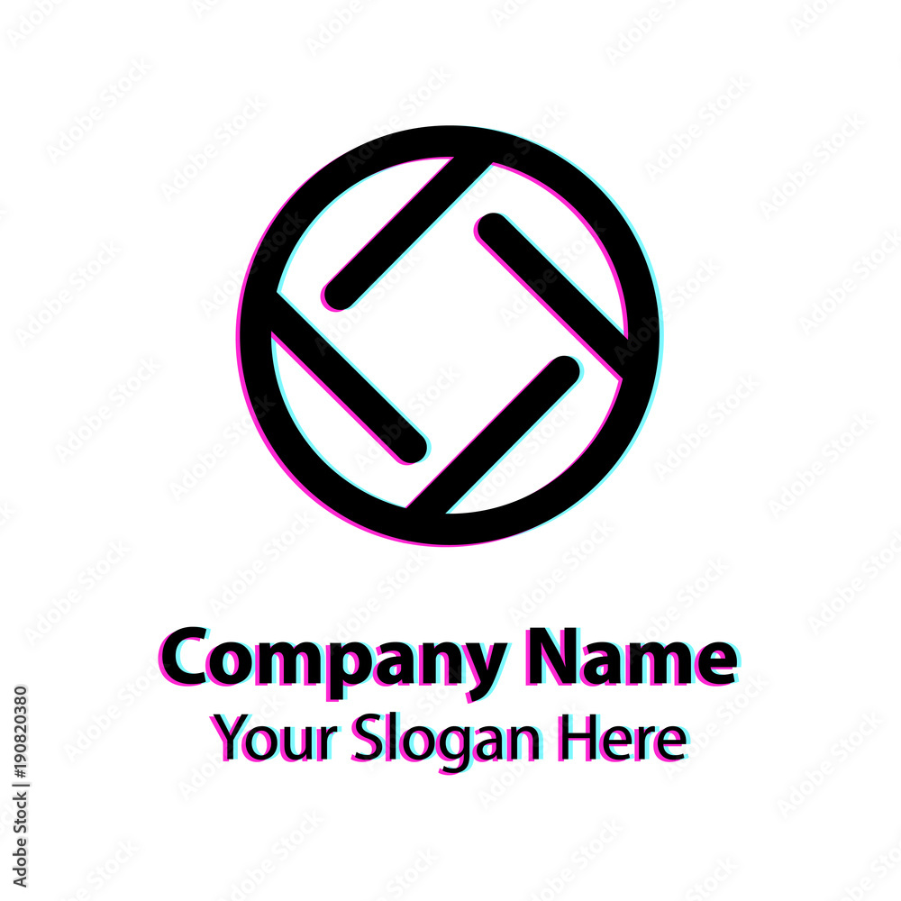 Abstract graphic icon, logo design template, symbol for company Abstract graphic icon, logo design template, symbol for company