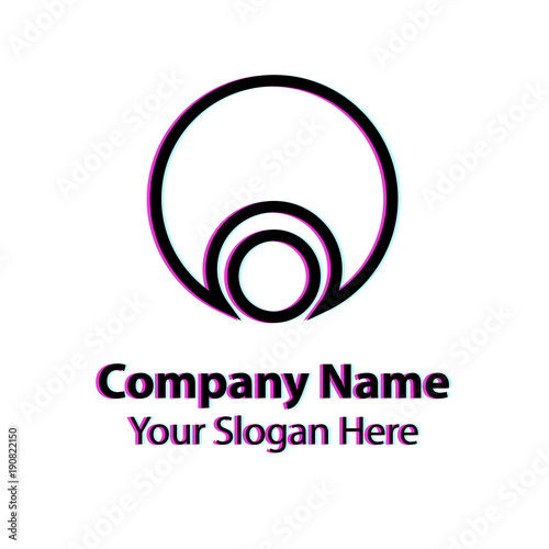 Abstract graphic icon, logo design template, symbol for company