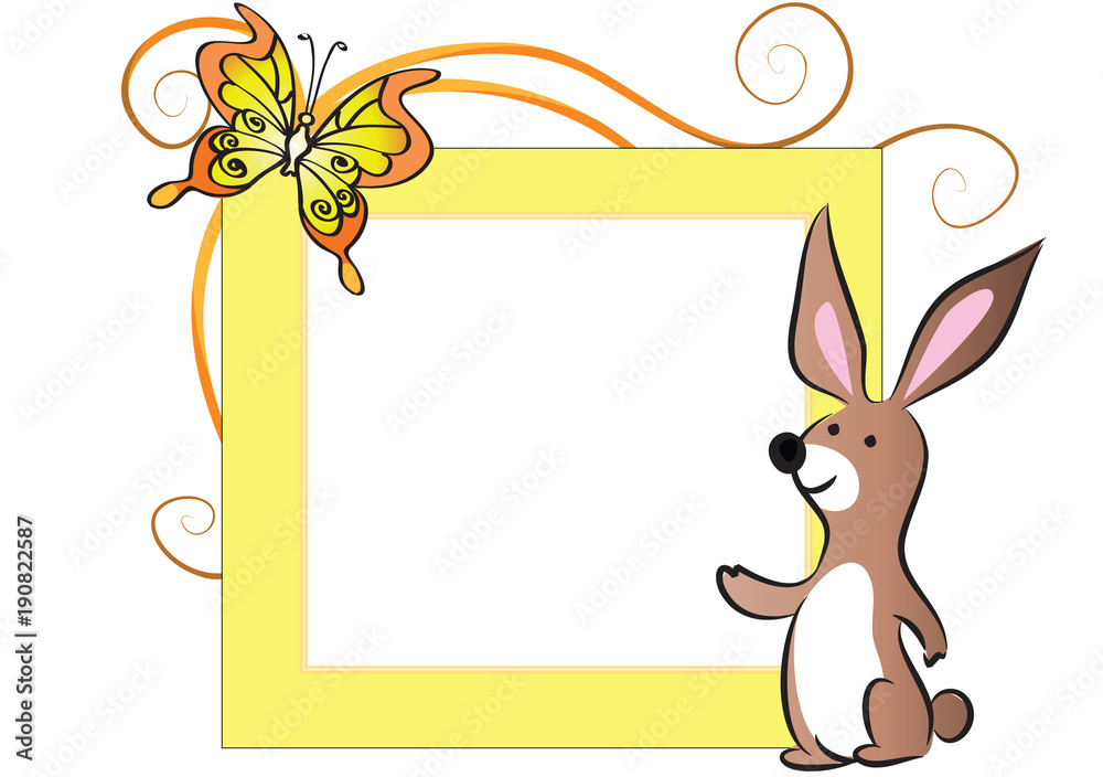 Obraz premium greeting card border design