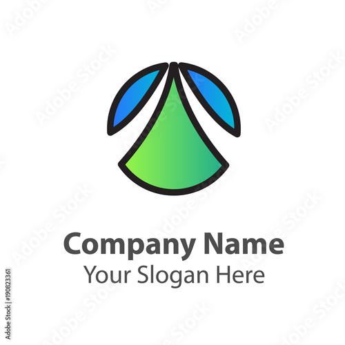 Abstract graphic icon, logo design template, symbol for company