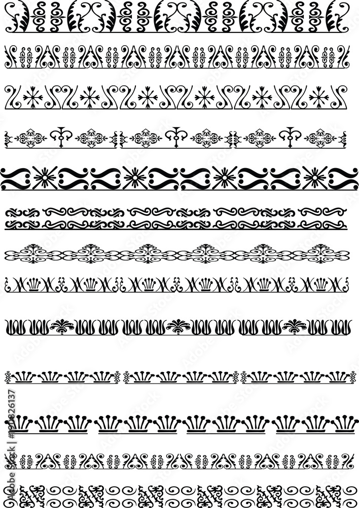 Obraz premium motif design set