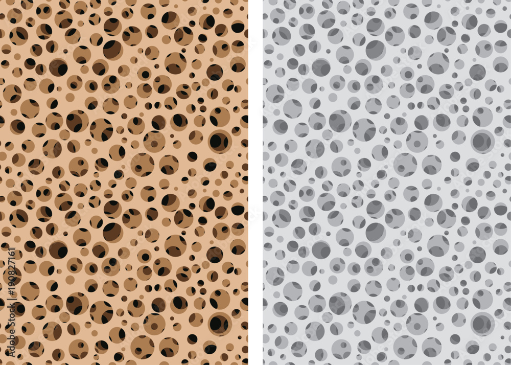 Seamless Micro Bone structure in vector design