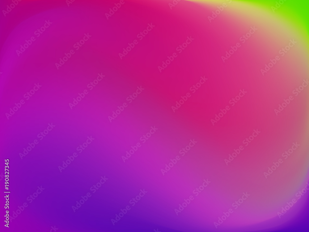 Abstract bright blurred background. Smooth gradient texture color. Vector illustration. 
