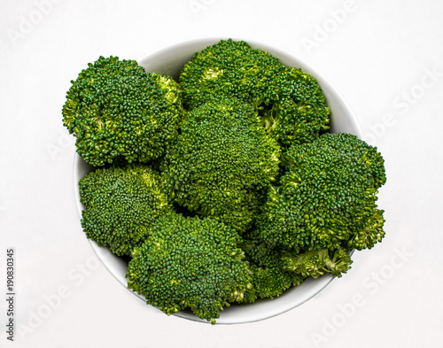 Closeup of Fresh Green Broccoli