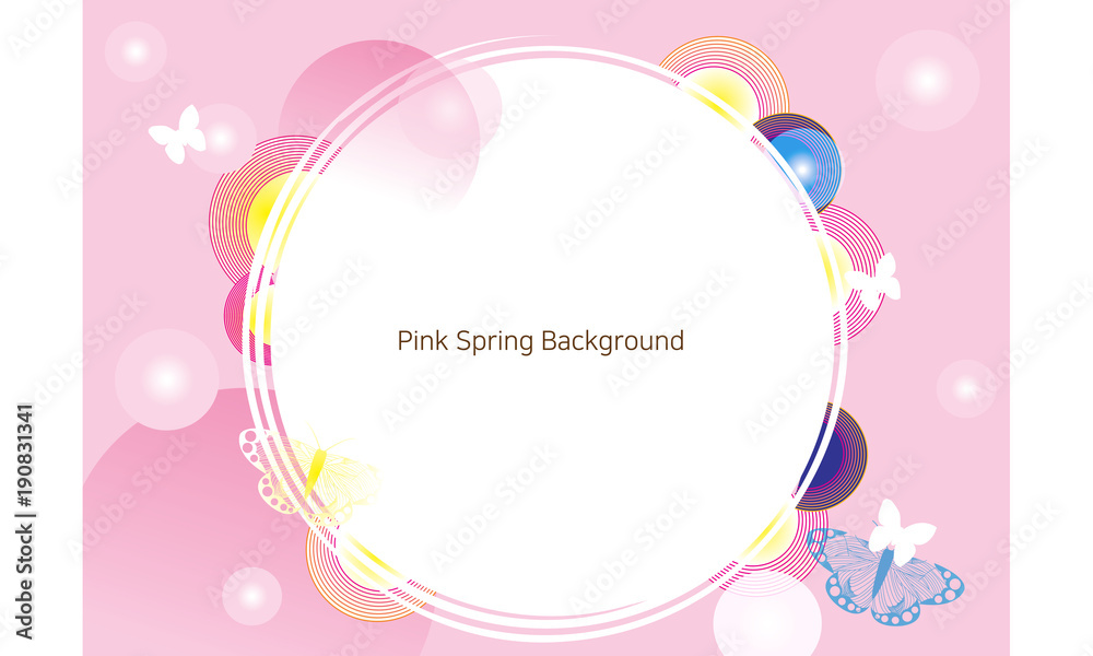 pink spring background 002