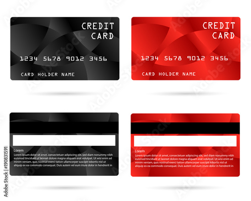 modern credit card, business VIP card, design for privilege member, member card