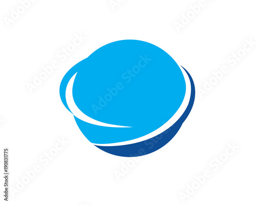 Planet, Saturn, Space and Galaxy, Globe and Orbit, Connection and Relation Logo