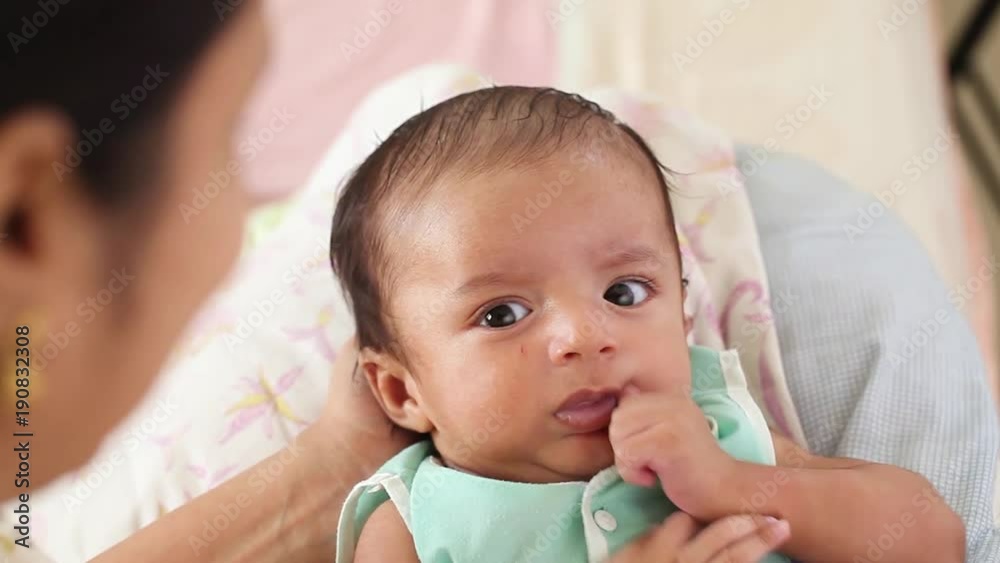 Mother and newborn baby love Mother and newborn baby love