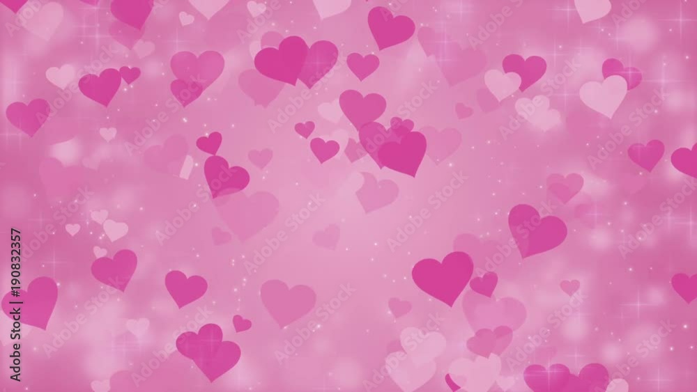 Pink background with hearts, Valentine's Day Pink background with hearts, Valentine's Day