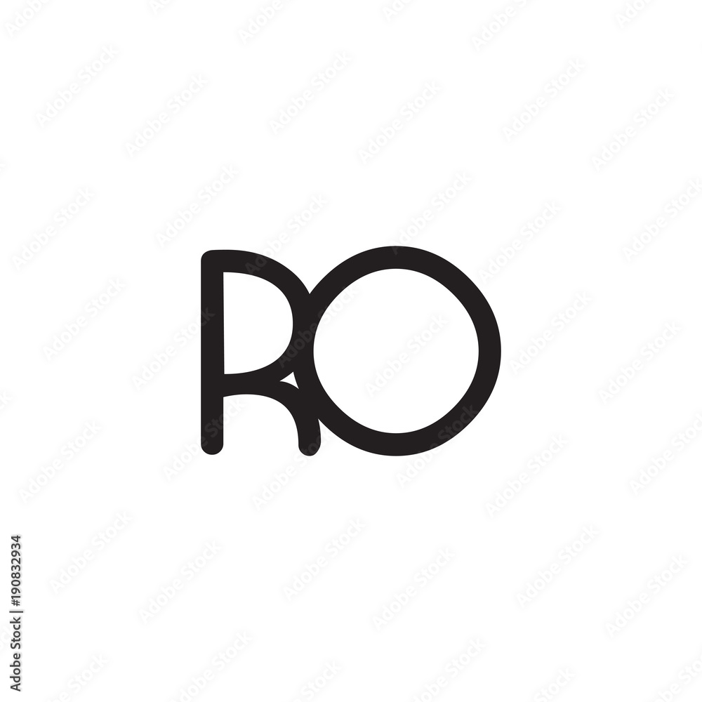 initial letter rounded logo modern initial letter rounded logo modern