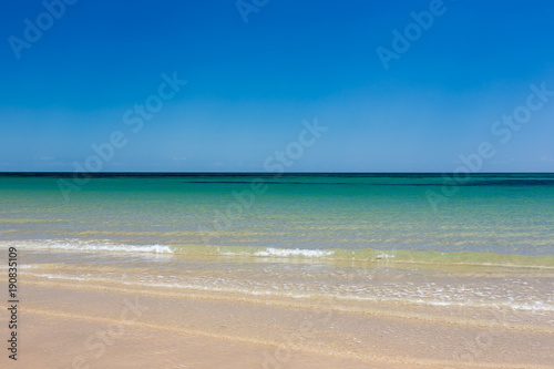 Fototapeta Naklejka Na Ścianę i Meble -  A daytime photo of  Brighton Beach in Brighton, Adelaide, South Australia, Australia on 1st February 2018