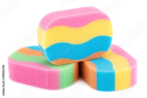 Colorful sponges