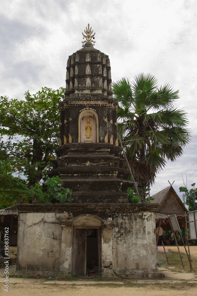 The old Pagoda and Buddha status in Thailand. The old Pagoda and Buddha status in Thailand.