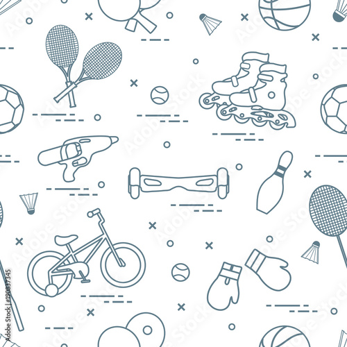 Equipment for sports activities for children.