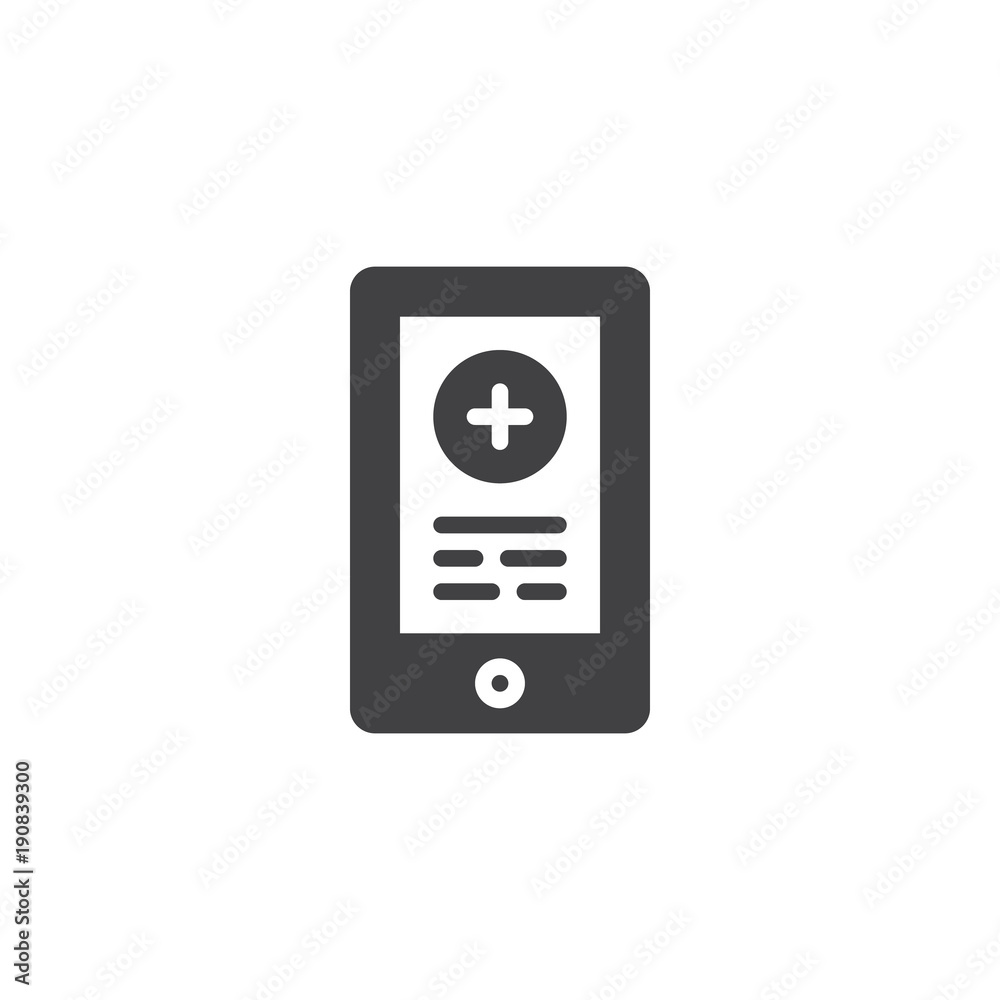 Emergency call icon vector, filled flat sign, solid pictogram isolated on white. Mobile phone with medical cross symbol, logo illustration. Emergency call icon vector, filled flat sign, solid pictogram isolated on white. Mobile phone with medical cross symbol, logo illustration.